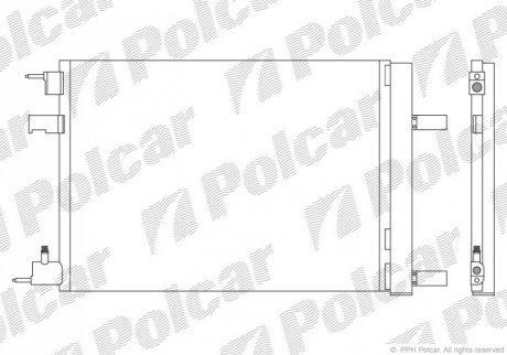 5511K81X Polcar Радиаторы кондиционера