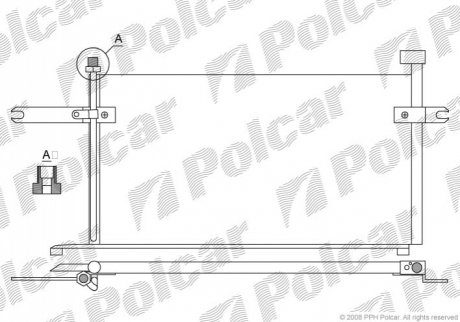 2705K8C2S Polcar Радиаторы кондиционера