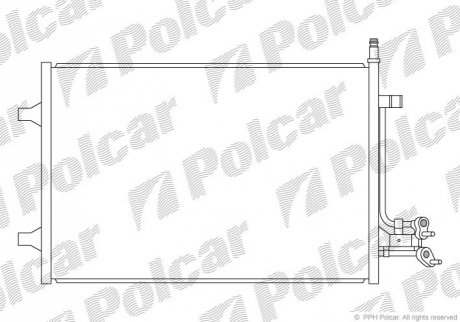 3212K8C2S Polcar Радиаторы кондиционера