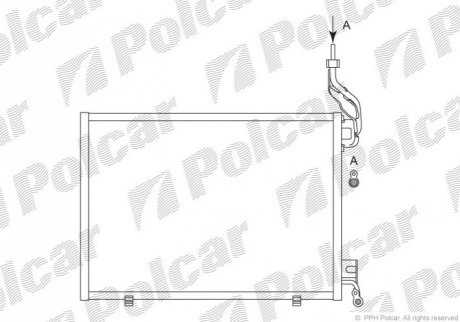 3238K82X Polcar Радиаторы кондиционера