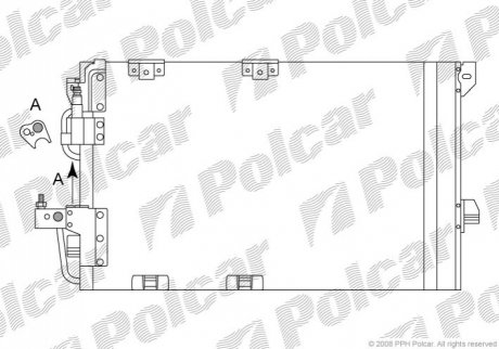 5508K8C3S Polcar Радиаторы кондиционера