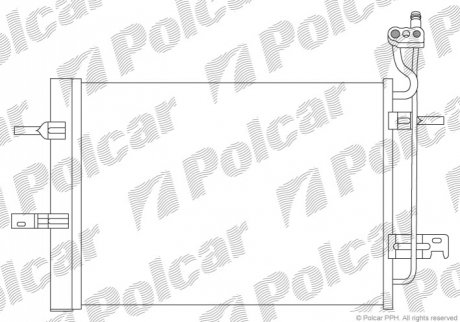 5559K83X Polcar Радиаторы кондиционера