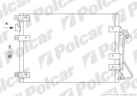 6015K8C2S Polcar Радиаторы кондиционера