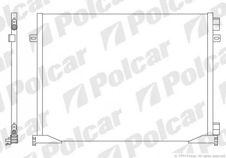 6026K8C1S Polcar Радиаторы кондиционера