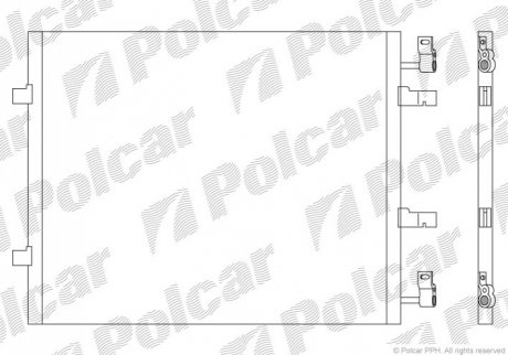 6027K8C1S Polcar Радиаторы кондиционера