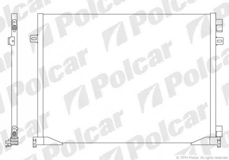 6027K8C3S Polcar Радиаторы кондиционера