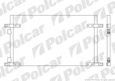 6032K8C2S Polcar Радиаторы кондиционера