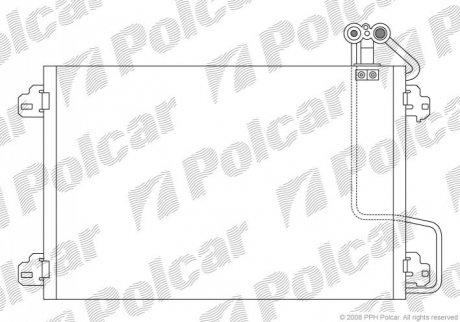 6070K8C1S Polcar Радиаторы кондиционера