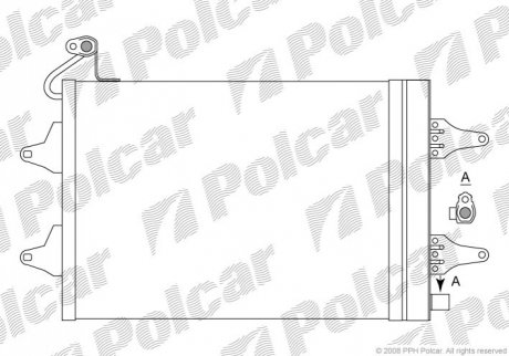 6913K8C1S Polcar Радиаторы кондиционера