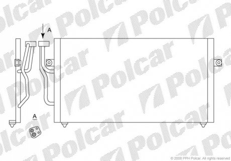 9040K8C2S Polcar Радиаторы кондиционера