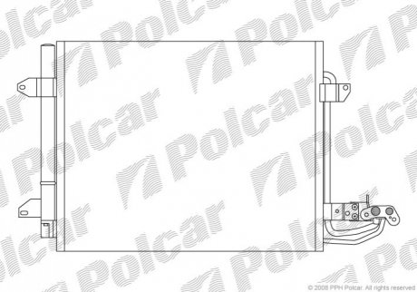 9578K8C1S Polcar Радиаторы кондиционера