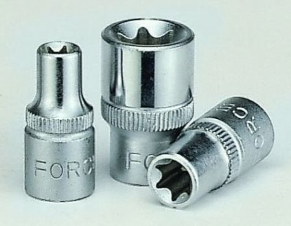 52612 FORCE Головка торцева 1/4" TORX Е12