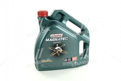 15C4AA CASTROL Масло ДВС 5W-40 Castrol MAGNATEC DIESEL DPF API SN/CF, ACEA C3, GM dexos2, 4л, с