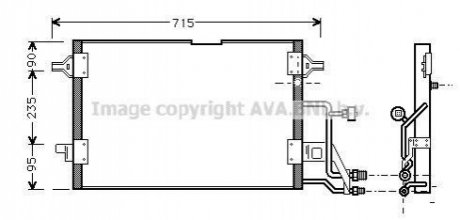 AI 5116 AVA COOLING Радiатор кондицiонера