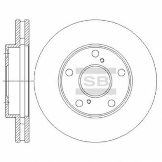 SD4032 Hi-Q (SANGSIN) Диск гальмівний