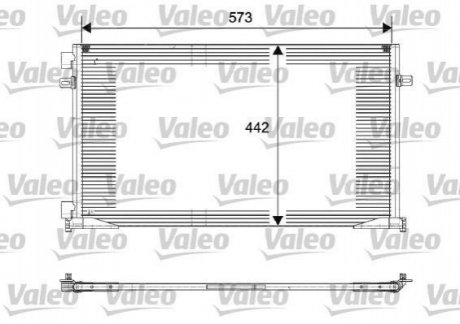 817644 Valeo Радиатор кондиционера