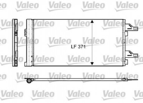 814085 Valeo Радіатор кондиціонера JUMPER/BOXER 2.0-3.0 06-