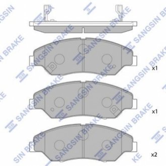 SP1118 Hi-Q (SANGSIN) Кт. Гальмiвнi колодки