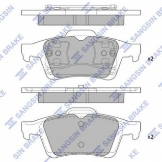 SP1834 Hi-Q (SANGSIN) Кт. Гальмiвнi колодки