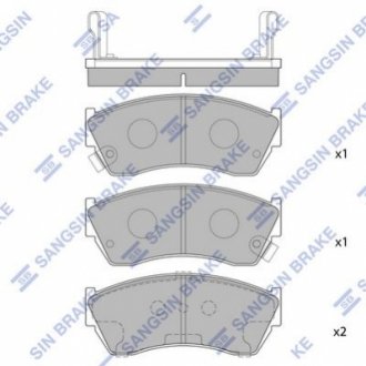 SP2009 Hi-Q (SANGSIN) Кт. Гальмiвнi колодки