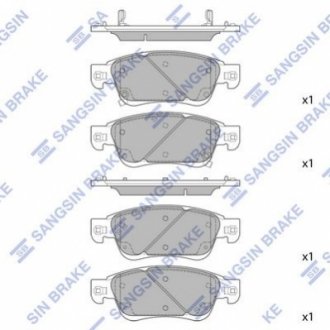 SP1478 Hi-Q (SANGSIN) Кт. Гальмiвнi колодки