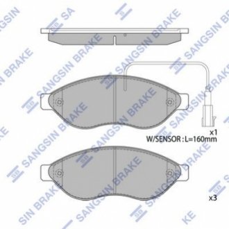 SP1904 Hi-Q (SANGSIN) Кт. Гальмiвнi колодки