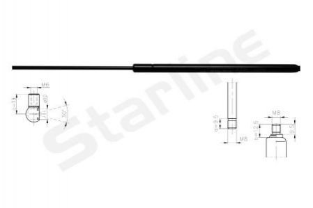 14.14.810 STARLINE Амортизатор багажника