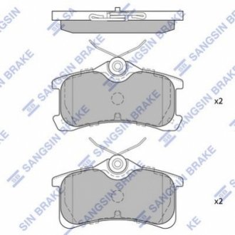 SP1575 Hi-Q (SANGSIN) Кт. Гальмiвнi колодки