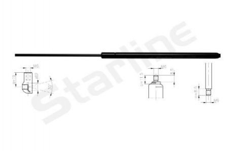 36.18.801 STARLINE Амортизатор багажника