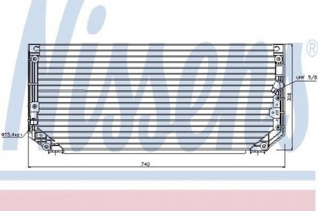 94515 NISSENS Конденсер TY COROLLA(97-)1.3 12V(+)[OE 88460-12480]