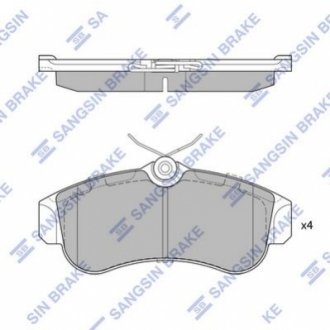 SP1581 Hi-Q (SANGSIN) Кт. Гальмiвнi колодки