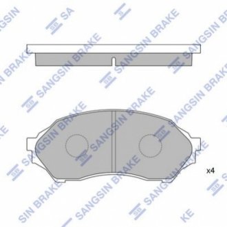 SP1227 Hi-Q (SANGSIN) Кт. Гальмiвнi колодки