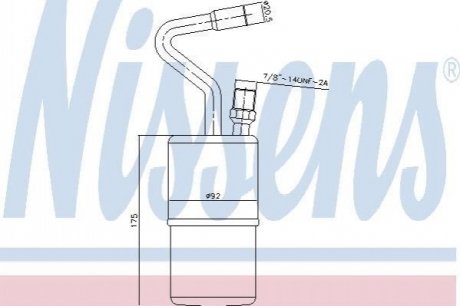 95135 NISSENS Осушувач VOLVO 850(91-)2.0 i 10V(+)[OE 12586700]