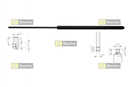 14.18.810 STARLINE Амортизатор багажника