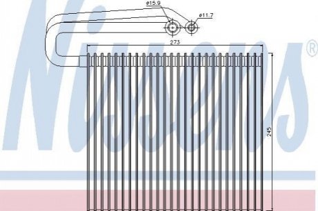 92165 NISSENS Випарник