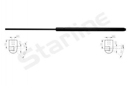 76.41.805 STARLINE Амортизатор багажника