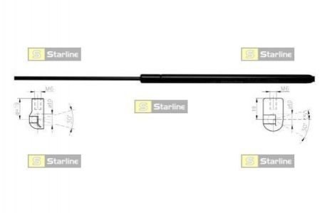 16.46.800 STARLINE Амортизатор багажника