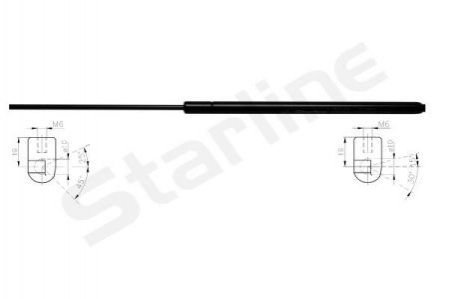 78.19.800 STARLINE Амортизатор багажника
