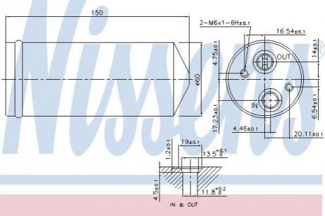 95142 NISSENS Осушувач CT/GMC LEGANZA(97-)2.0 i 16V(+)[OE 96207355]