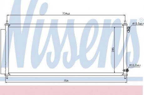 940051 NISSENS Конденсер HD FIT(02-)1.2 i(+)[OE 80110-SAA-013]