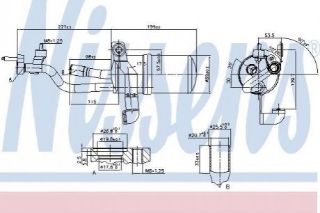 95449 NISSENS Осушувач FD FOCUS C-MAX(03-)1.6 TDCi(+)[OE 1310196]