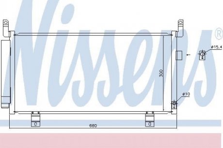 940437 NISSENS Конденсер SU FORESTER(12-)2.0 D(+)[OE 73210SG000]