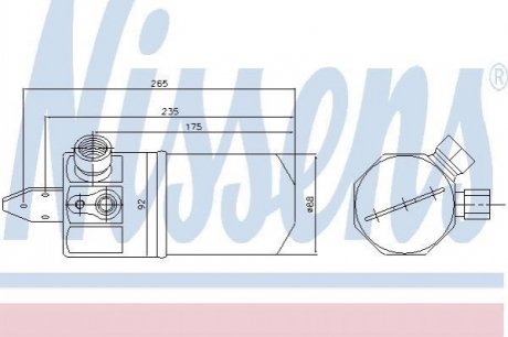 95318 NISSENS Осушувач AI A 6/S 6(97-)2.5 TDi(+)[OE 4B0.820.193 A]