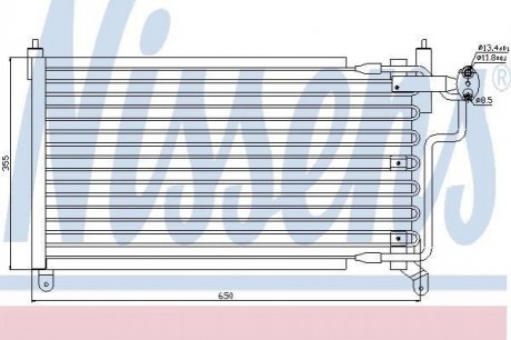 94227 NISSENS Конденсер VAUXHALL CALIBRA(90-)2.0 i(+)[OE 1850 015]