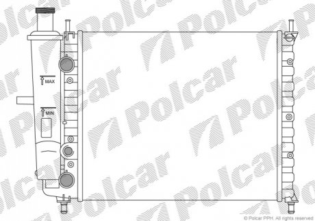 301808A1 Polcar Радиаторы охлаждения