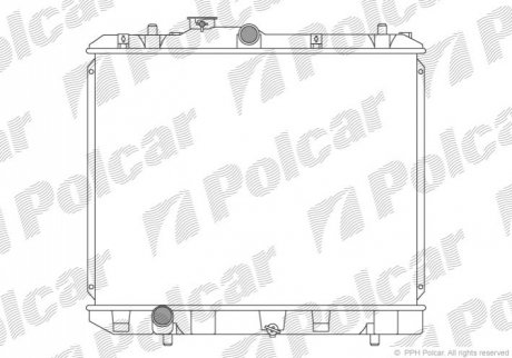 7406081K Polcar Радиаторы охлаждения