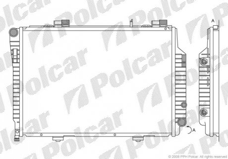 50020801 Polcar Радиаторы охлаждения