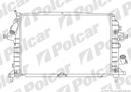 550908-8 Polcar Радиаторы охлаждения