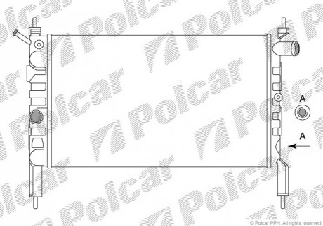 550708B1 Polcar Радиаторы охлаждения