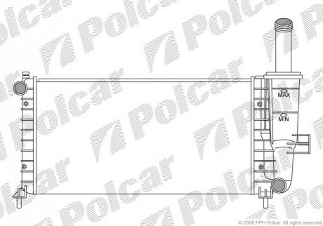 302208A1 Polcar Радиаторы охлаждения